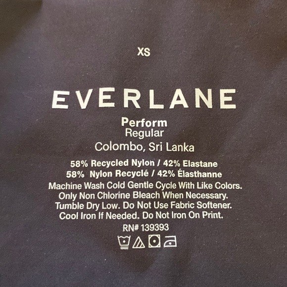 NWOT Everlane The Perform Legging Regular Length Ink Grey XS - Picture 3 of 5